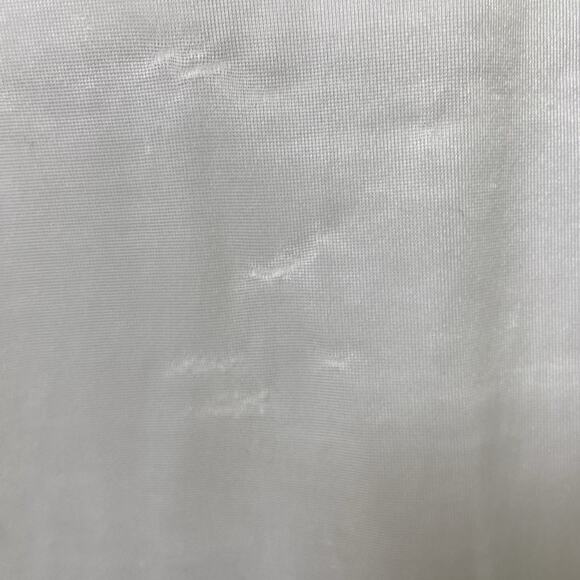 Vintage 60s Perlon Creamy White Nylon Lacy Retro Pinup Full Slip Dress Size S/M - Picture 14 of 15